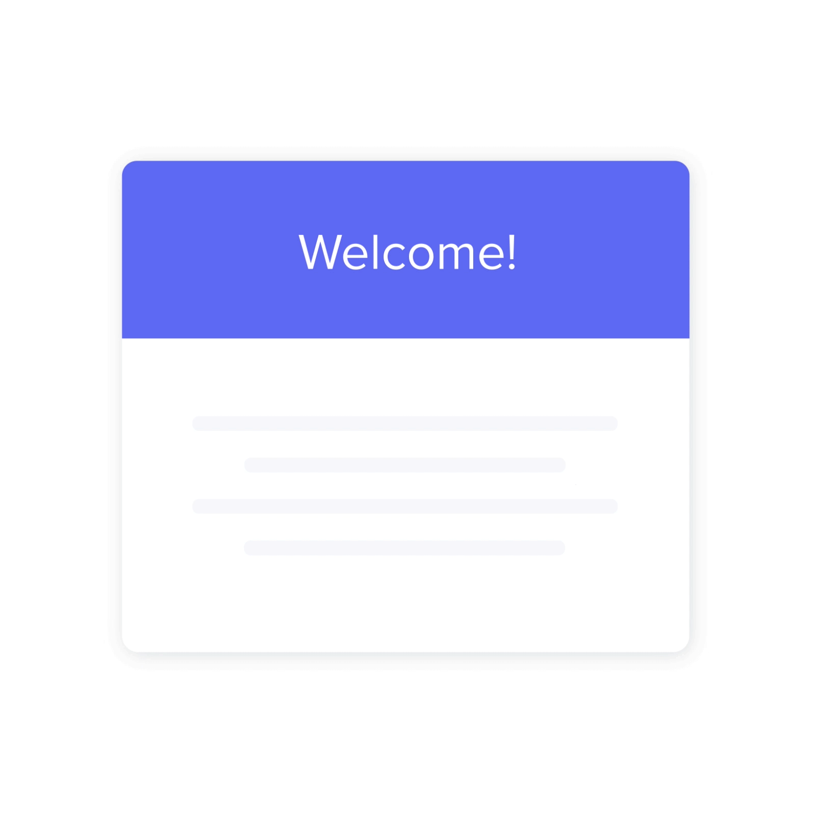 Gif showing different onboarding patterns